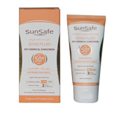 ضد آفتاب SPF50+ فیزیکال سان سیف مناسب پوست ‌های حساس