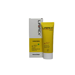 کرم ضد آفتاب لیپورکس مناسب پوست خشک و حساس (بی رنگ)