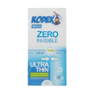 کاندوم ناچ کدکس مدل Zero Invisible بسته 12 عددی