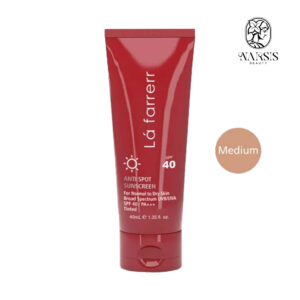 کرم ضد آفتاب و ضد لک رنگی مخصوص پوست های خشک و معمولی رنگ متوسط SPF40 حجم 40 میلی لیتر