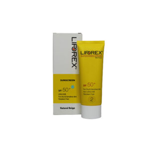 کرم ضد آفتاب پوست خشک و حساس لیپورکس (Liporex) بژ طبیعی