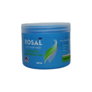 ماسک موی سیب کراتینه (ترمیم کننده قوی و تقویتی) رزال حجم 500 میلی لیتر