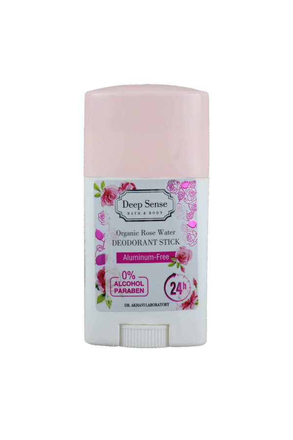 Deep Sense Organic Rose Water Deodrant Stick 1 scaled