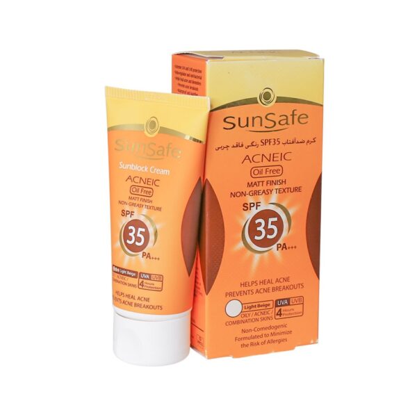 Sunsafe Sunsblock Cream SPF35 Acneic Oil Free 50 ml