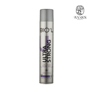 اسپری حالت دهنده مو بیول مدل Ultra Strong حجم 500 میلی لیتر