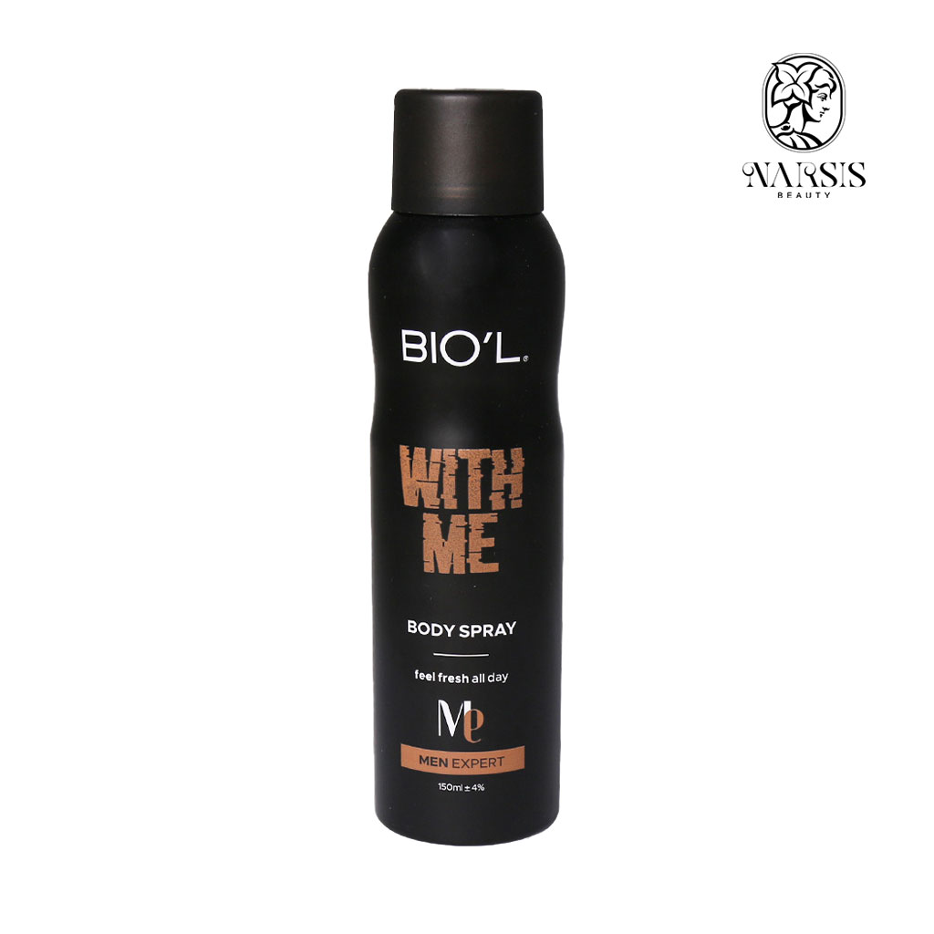 اسپری بدن مردانه بیول مدل With Me حجم 150 میلی لیتر