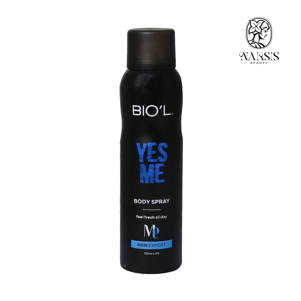 اسپری بدن مردانه بیول مدل Yes Me حجم 150 میلی لیتر