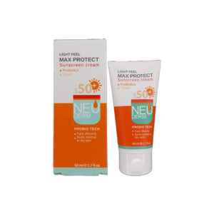 کرم ضد آفتاب فاقد چربی هایلی پروتکتیو نئودرم ⁺SPF50 مناسب پوست های مختلط و چرب 50 میلی لیتر