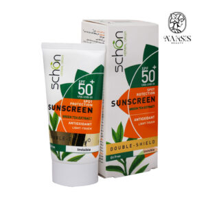 کرم ضد آفتاب دابل شیلد فاقد چربی بی رنگ SPF50+ شون 50 میلی لیتر