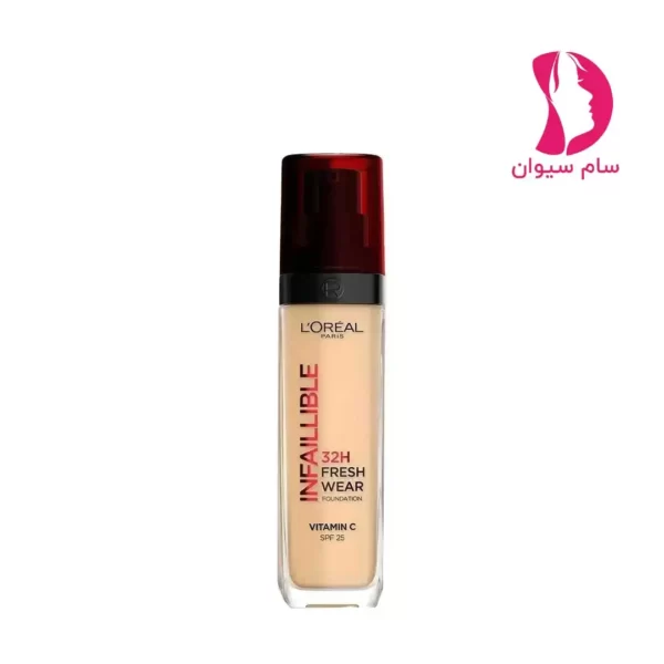 کرم پودر اینفالیبل 32 ساعته شماره 125 برند لورال(Loreal Infallible 32H)